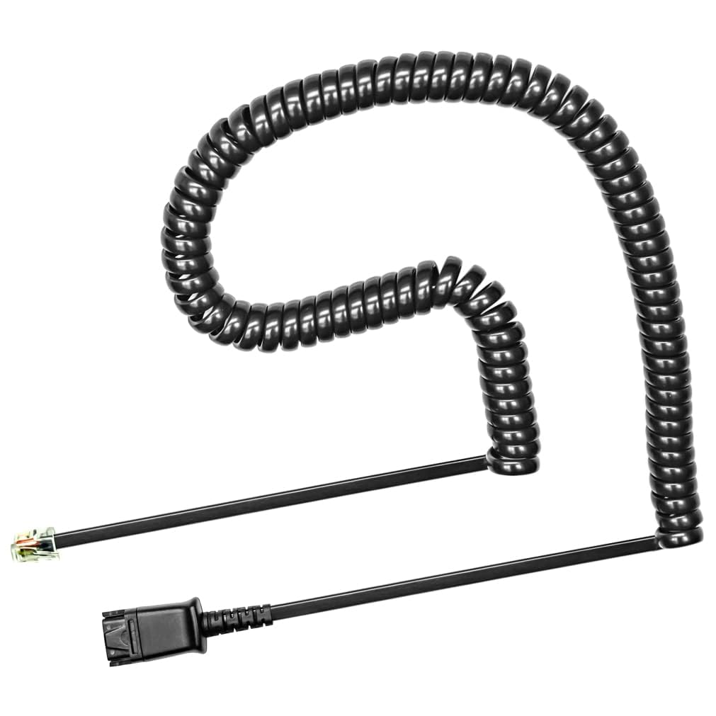 U10 Headset Adapter Cable Compatible Plantronics QD Quick Disconnect Headsets for Cisco Phone 68xx 78xx 88xx 89xx 99xx Series & Models 7960 7961 7962 7965 7970 7975