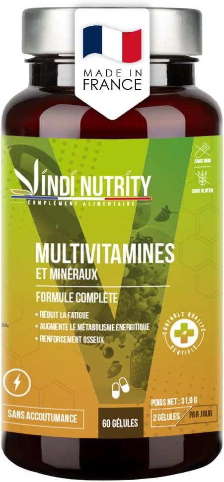 Multivitamines & Minéraux, Formule Complète, Énergie, Immunité & ...
