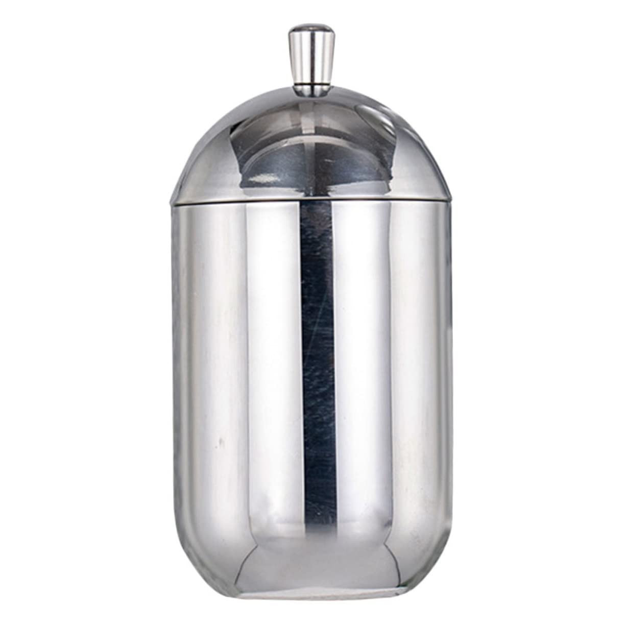 Boîte à coton tige acier inoxydable anti humidité pour ranger vos cotons au sec
