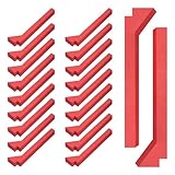 18 Pcs Red Foams Compatible with Els Self-Cleaning Litter Box, Anti-Leak Foam Strips to Prevent Litter Spills, Easy Install Litter Box Replacement Parts