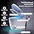 Smart Toilet with Built-In Bidet, Auto Open/Close Lid, Heated Seat, Auto Flush, Instant Warm Water Sprayer and Dryer, Foot Sensor Tankless Bidet Toliet Deodorization