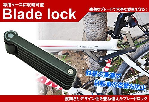 Amazon.co.jp: 盗難防止！ 自転車用 ブレードロック 地球ロック 