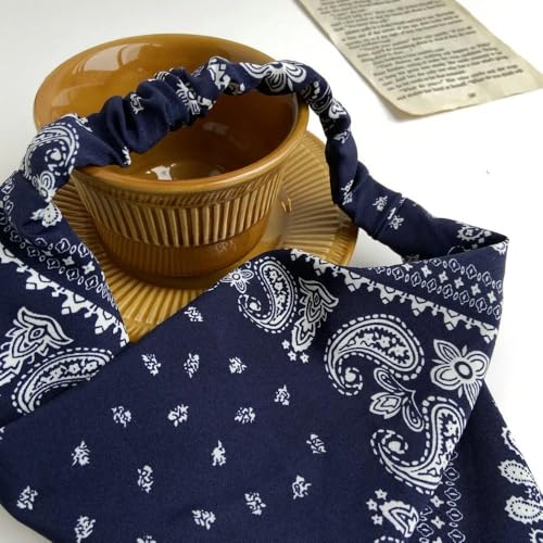 Image of El Regalo Scarf Bandana Headbands for Girls & Women- Elastic Bandanas Triangle Hairband Boho Scarf Headband Headwear Hair Accessory (Option-4, One Size),Multicolor