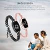 Long Distance Touch Bracelets for Couples, Vibration & Light up | Long Distance Couples Bracelets Relationship Gifts for Girlfriend Bluetooth Pairing Jewelry Xmas Gifts