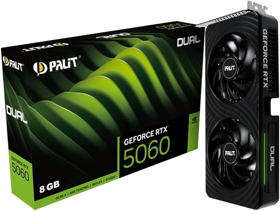 Amazon.com: Palit GeForce RTX5060 Dual 8GB 128Bit GDDR7 Graphics