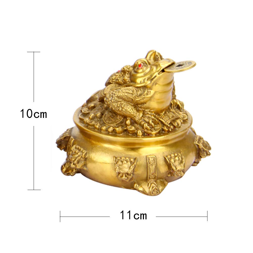 三脚蟾蜍 さんきゃくせんじょ 銭蛙 三本足の蛙 銅製置物 中 金運 財運