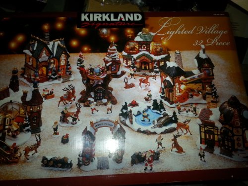 Amazon.com: Kirkland Signature Lighting Village 32 piezas : Hogar