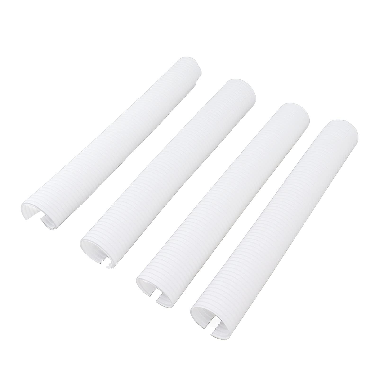 gernie Tree Trunk Protector, Plastic Corrugated Tree Guards Easy to Use Tree Bark Protector Tube, Saplings Plants From Deer Rabbit Cats Rodents (4PCS Set)