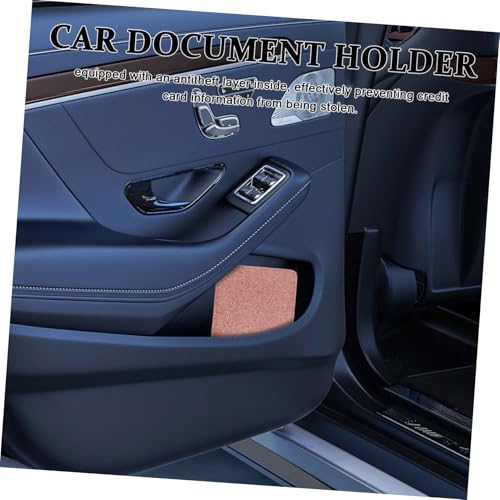 Organizador de documentos para coche PU miniatura 5