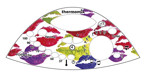 Thermodernizate.com Sticker de panneau de commande pour thermomix Tm31 baisers