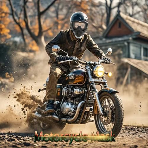 Image of Motorcycle Face Mask Full Face,Dirt Bike Goggles Motocross, ATV, Offroad, Riding Racing Goggles for Men Women