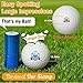 Lihome Custom Golf Ball Stamp - Waterproof & Reusable Golfing Stamper - Ideal Gift for Golfers, Dads, Retirement, Durable Personalized Golf Accessory for Father’s Day, Christmas & Birthday