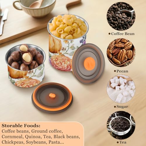 Contenedor para almacenaje de café OTVEE acero inoxidable 900ml miniatura 6