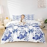 Photo Gallery manfei set di biancheria da letto per bambini con copripiumino per letto king size, motivo floreale e foglie, motivo floreale, per ragazzi e ragazze, decorazione per la stanza, con copripiumino blu, 2 Photo Gallery manfei set di biancheria da letto per bambini con copripiumino per letto king size, motivo floreale e foglie, motivo floreale, per ragazzi e ragazze, decorazione per la stanza, con copripiumino blu, 2
