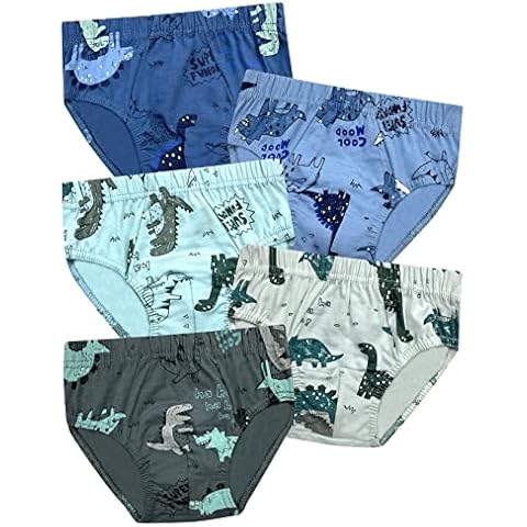 LOREZA ® 5 Calzoncillos de algodón para niños (116-128 Modelo 2-5 Piezas) Cover