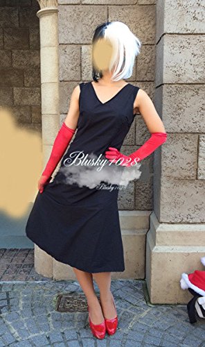 ⭐️あんず⭐️ ディズニー クルエラ コスプレセット Amazon.co.jp: クルエラ 衣装 コスプレ コスチューム 大人用 101