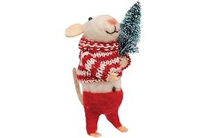 Felt Mice Christmas Ornaments