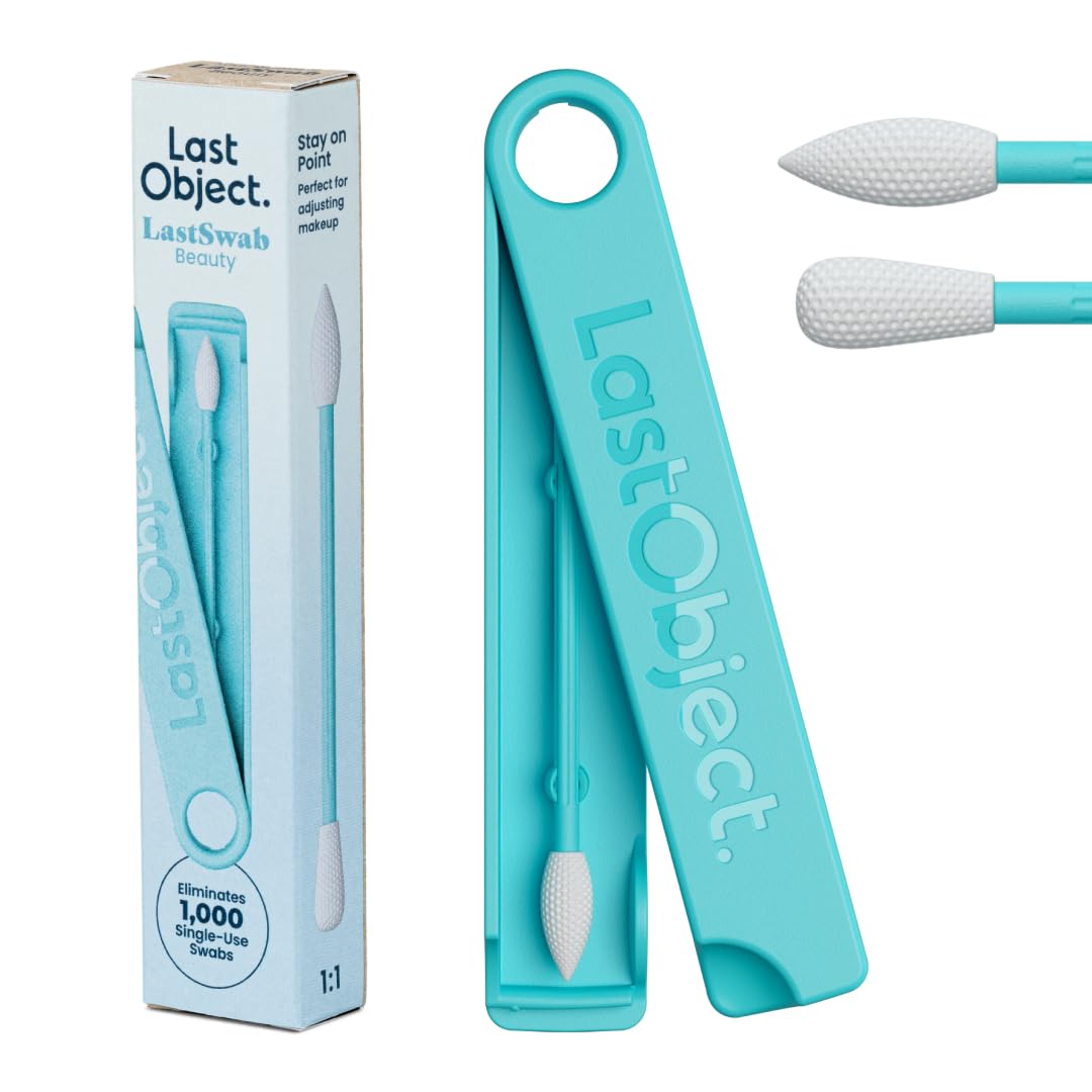 Hisopos reutilizables LastSwab® para rutinas de belleza – Alternativa sostenible a los hisopos desechables – Fáciles de limpiar – Se entregan con estuche de viaje - Roja — view 17