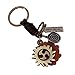 Produktbild Meigold Retro Schlüsselanhänger gewebt Leder Schlüsselanhänger Auto Keychain Auto Anhänger Tasche Anhänger