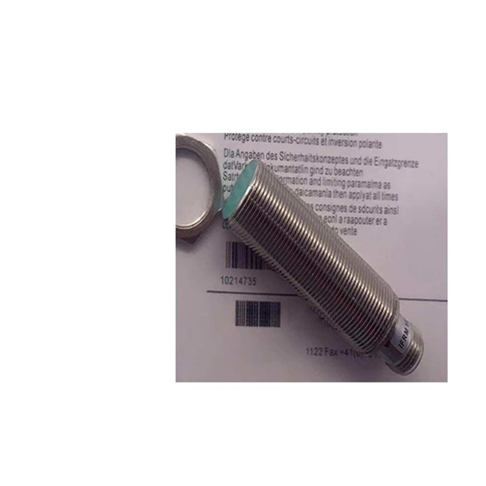 Sensor IFRM 18P17G3/L industrial con blindaje contra interferencias electromagnéticas