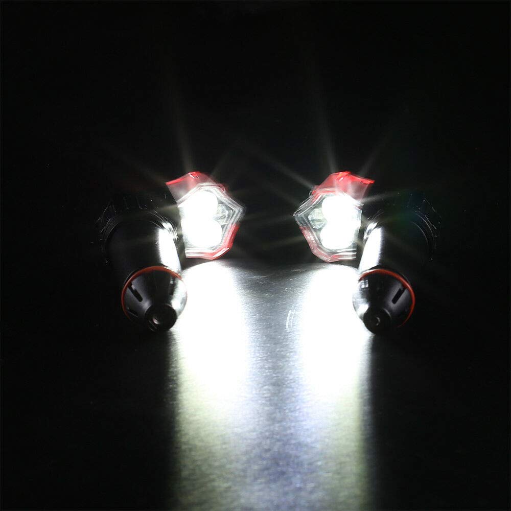 Riloer Indicateur LED rechargeable par USB pour guidon de vélo
