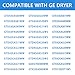 HPUY WE01X24552 Dryer Timer Control Knob Replacement Compatible with GE General Electric Dryer Knob Replacement Models GTD33EASK0WW GTD42EASJ2WW GTD45EASJ2WS GTD42EASJ0WW GTD42GASJ2WW
