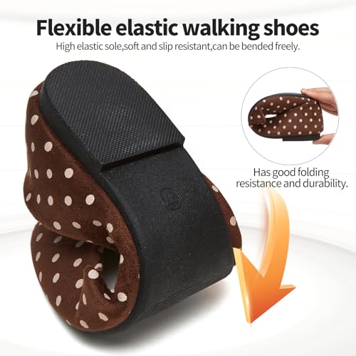 Image of Hash Bubbie Women's Flats Shoes Ballet Flats Dress Shoes Comfortable PU Leather Slip on Shoes for Women