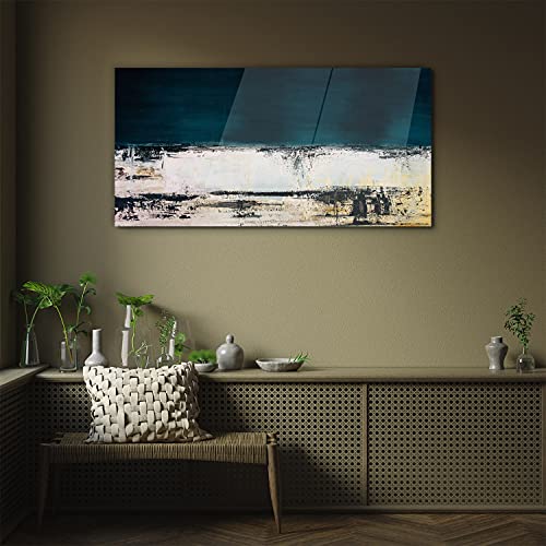 Impression sur verre acrylique de prestige 100x50cm tableau plage