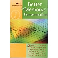 Affirmations for Better Memory and Concentration (Music Affirmations(tm)) 1558488014 Book Cover