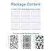 MagniPros See Things Differently 12-Pack Credit Card Sized Fresnel Lenses with 3X Magnification, Ultra-Thin & Portable, 3 Protective Pouches, Perfect for Wallet, Purse Storage, Reading & Traveling