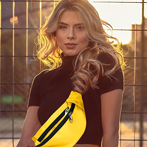 Image of Fanny Packs for Men and Women, Water-Repellent Sports Waist Pack Bag for Travel Hiking Running Hands-free