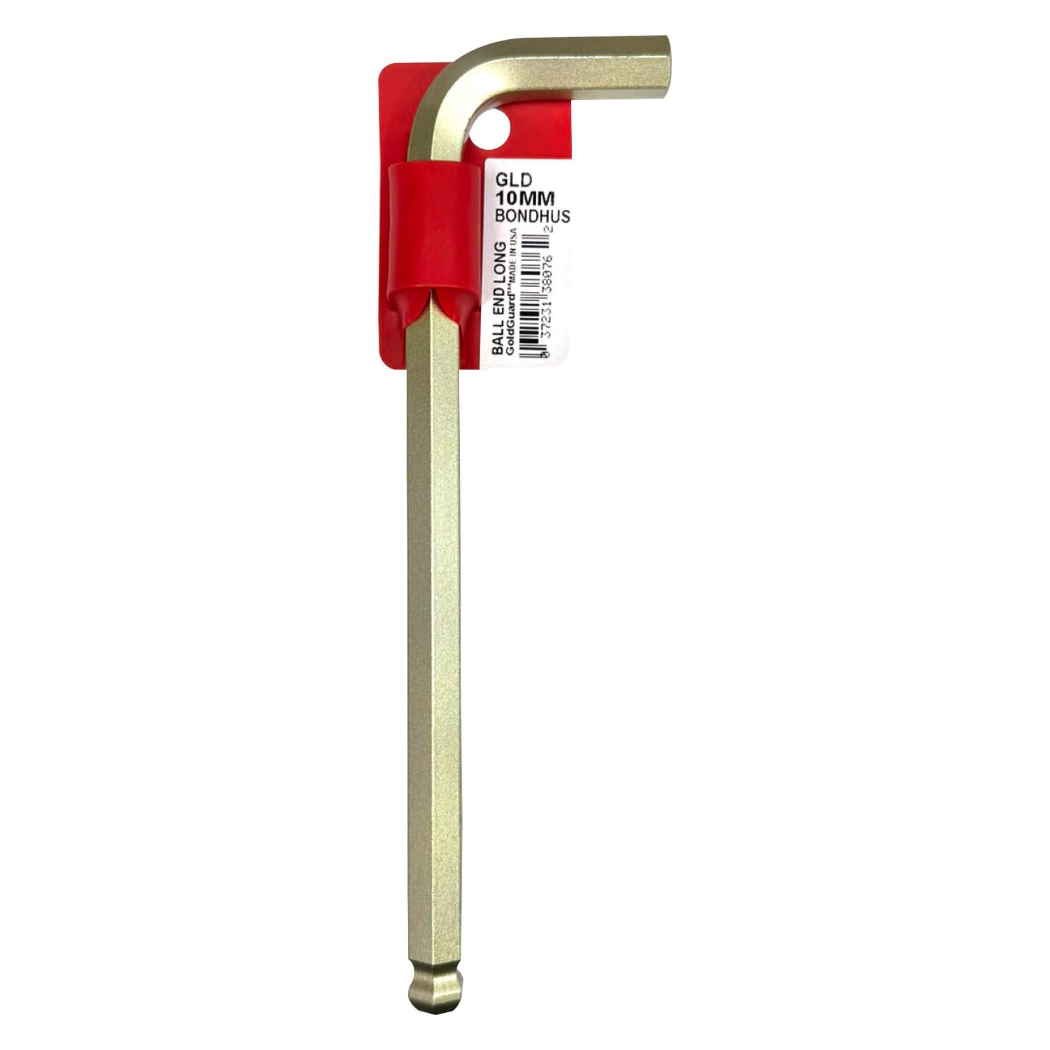 Clé hexagonale 10 mm Bondhus 38076 outil de vissage coudé long 171 mm