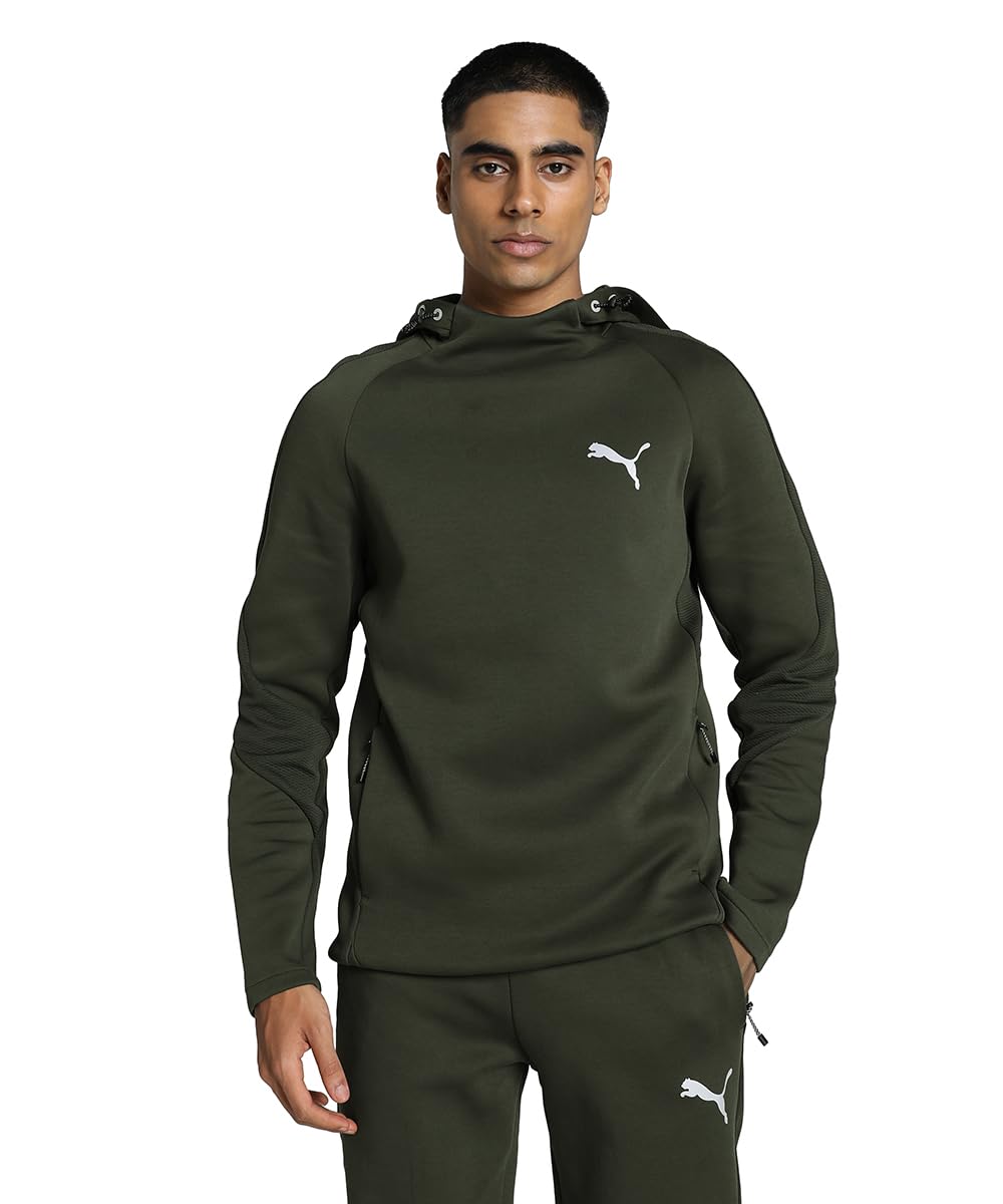 Cotton Blend Men Hooded Sweatshirt-image-29