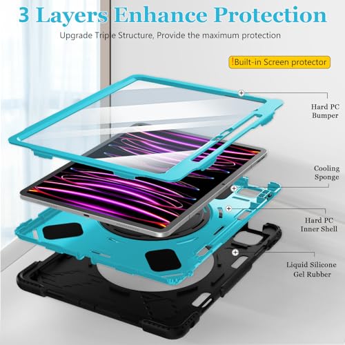 Image of Miesherk STOCK Case for iPad Pro 12.9 6th /5th /4th /3rd(2022 /2021 /2020 /2018)