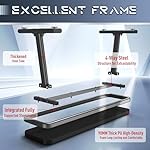 YAMO Flat Bench, 1455LBS/660KG Weight Bench for Home Gym, Easy Assembly Workout Bench with Adjustable foot Caps, Multipurpose Strength Training Bench Press for Full Body Workout - Image 3