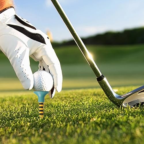 Kunststoff-Golf-Tees, 50 PCS Golf Tees Kunststoff 83mm (3-1/4\) 70mm (2 3/4\) Golftee Lang Plastik gemischte Farbe