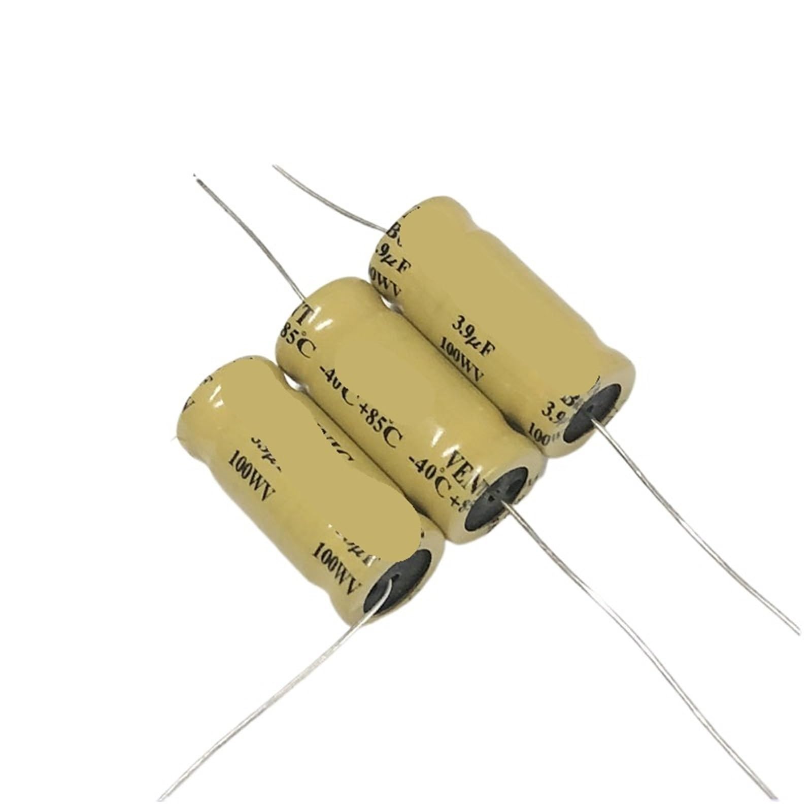 5 Stück 50V 10µF Audiofrequenz-Teiler unpolarer Elektrolytkondensator 100V 3,9µF 50V 4µF 7 13x26mm(50v10uf 13X26mm)