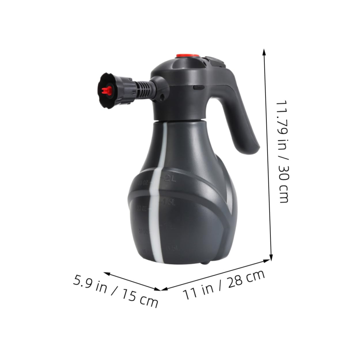 PRETYZOOM Handheld Electric Foam Sprayer Pressure Car Wash Tool Rechargeable Outdoor Cleaning Auto Mister Multi-use
