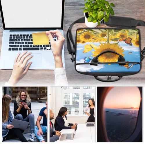 Maletín para laptop 15 pulgadas con correa ajustable miniatura 6