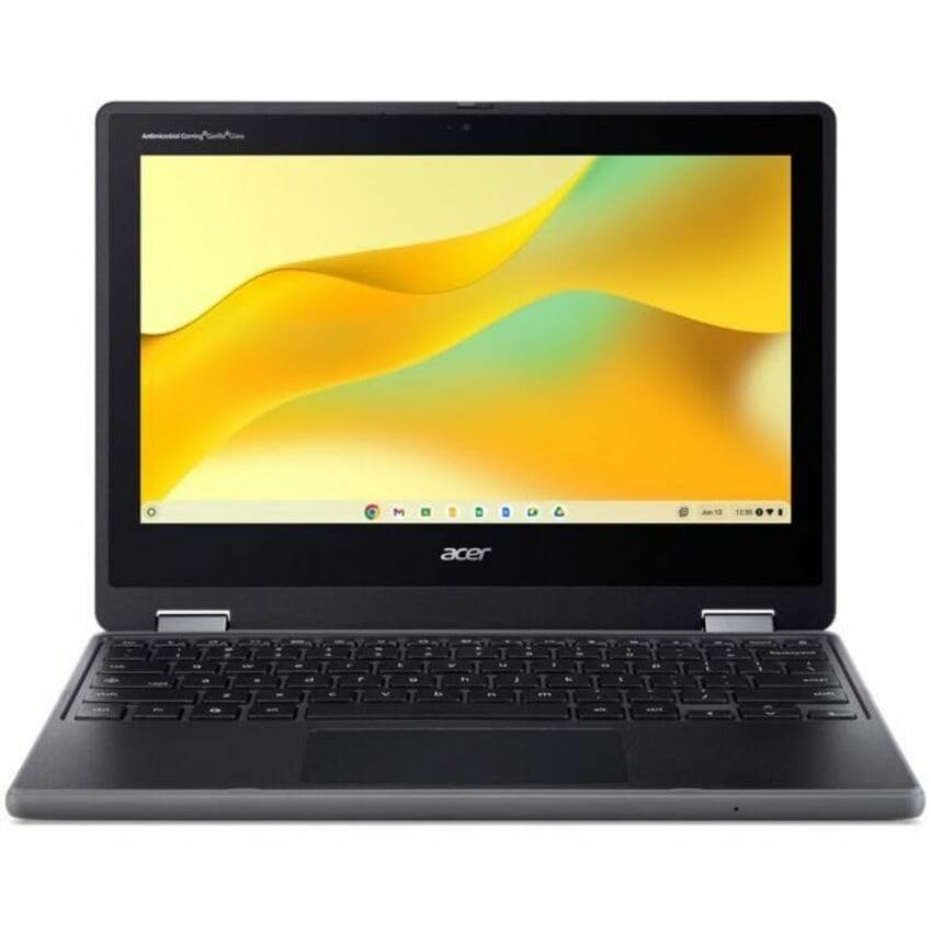 Image of Acer Chromebook Spin 511 R757T R757T-C019 11.6 inch Touchscreen Convertible 2 in 1 Chromebook - HD - 60 Hz - Intel N-Series N150-8 GB - 64 GB Flash Memory - English (US) Keyboard - Black