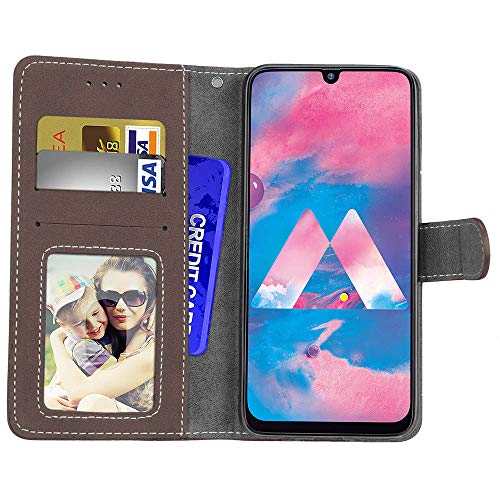 Capa carteira XYX [3 compartimentos para cartão] [couro vintage para profissionais, recurso de supor