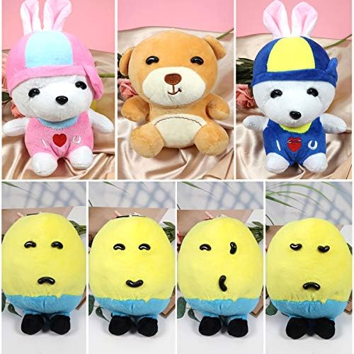 TOAOB 780 Pieces 6 to 12mm Colorful Plastic Safety Eyes Craft Eyes Doll Eyes And Noses Set with Washers for Soft Doll Making DIY Craft Plush Animal