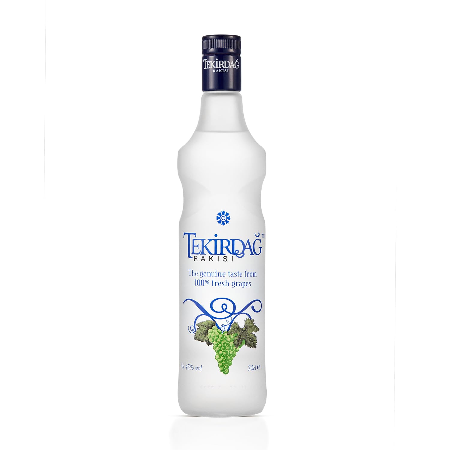 Tekirdag RAKISI IN KUPFERBLASEN DESTILLIERTER 100%IGER TRAUBEN-RAKI 1x0,7l Raki mit 45% vol. Hergestellt in der Türkei