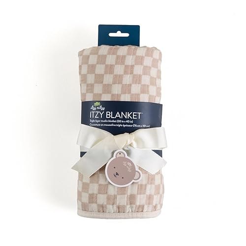 Miniatura 8 de Itzy Ritzy Manta de bebé  Manta de muselina de algodón suave multiusos  Se puede utilizar como un tapete para el tiempo boca abajo, cubierta de