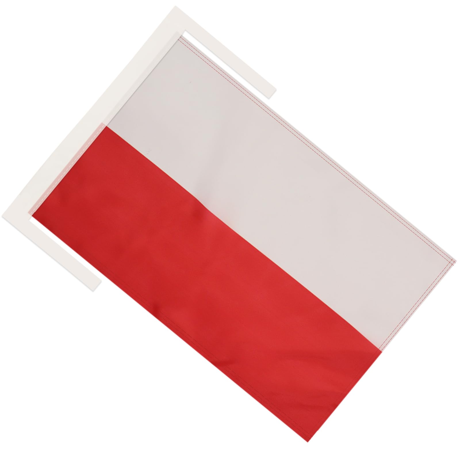 Drapeau Pologne Cordelettes, 45cm x 30cm