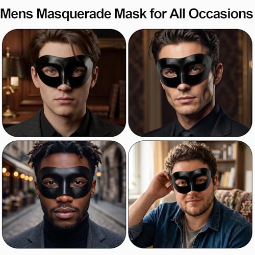 Image of Exlinonline Lace Masquerade Mask Elastic,Fit for Adult,Soft Gentle Material,Specially For Costume,Thememed Party