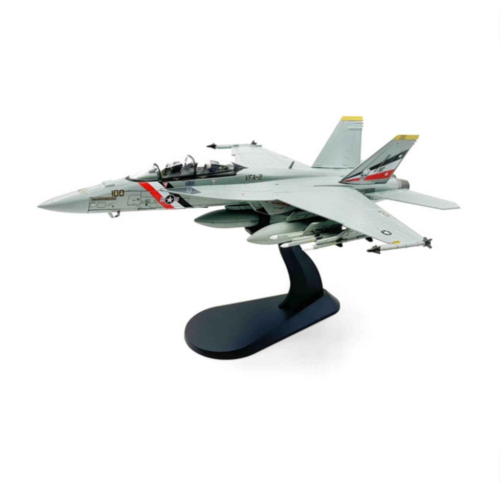 Stabil Kampfjet-Modell mit Ständer | Detailgetreu, Modellflugzeug mit abnehmbarem Fahrwerk, für Vitrine, Sammler, Luftfahrt-Enthusiasten