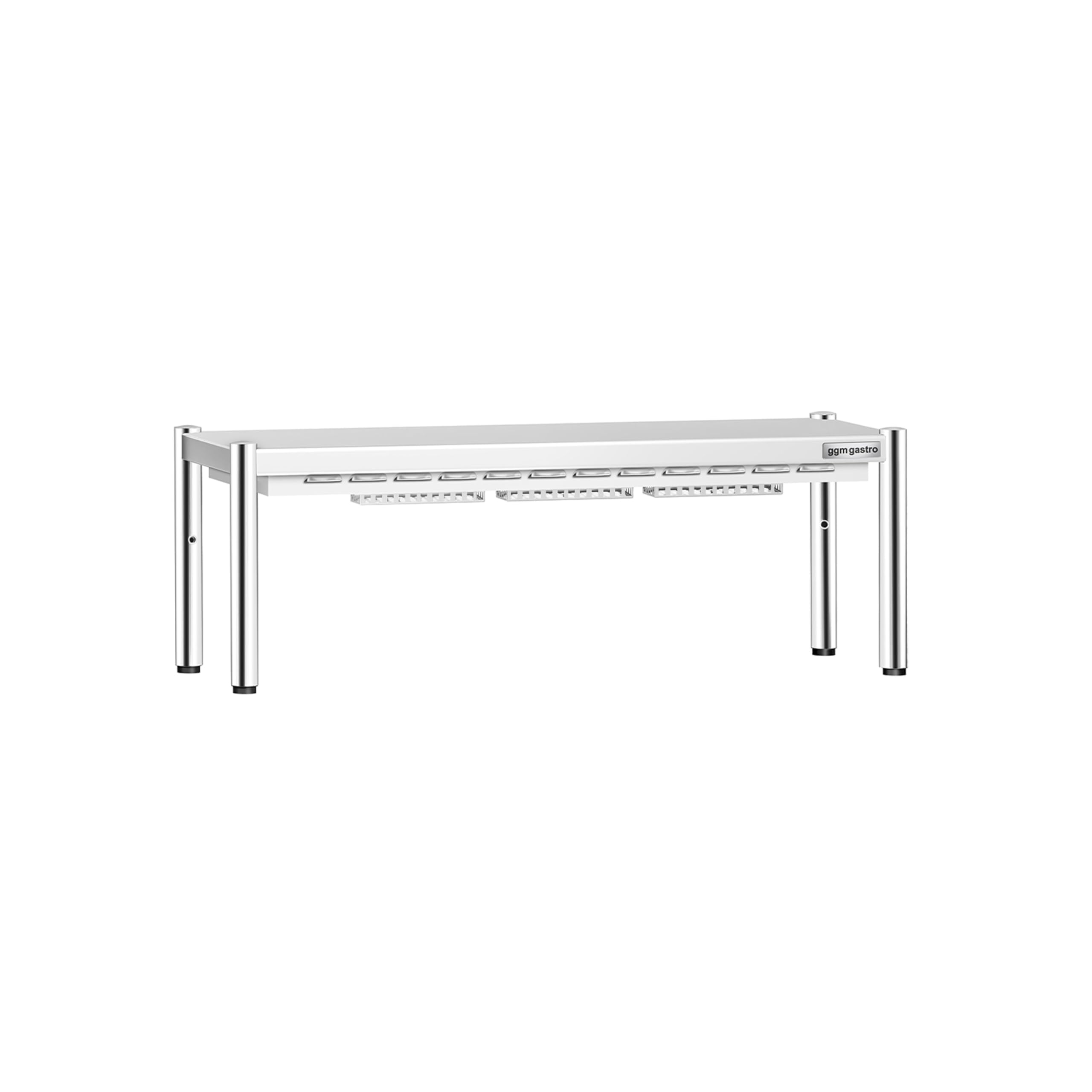 GGM Gastro | AB1K144#KBK13-3 | Wärmebrücke mit Keramikstrahler - 1400x370mm - 1,05 kW - 1 beheizte Etage