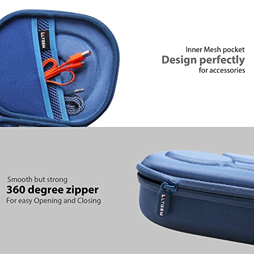 Image of LTGEM Case Compatible with JBL Tune 770NC / 510BT / 720BT / 520BT / 520C / 670NC, for JBL Live 770NC / 670NC / 680NC / 780NC Headphones, Blue