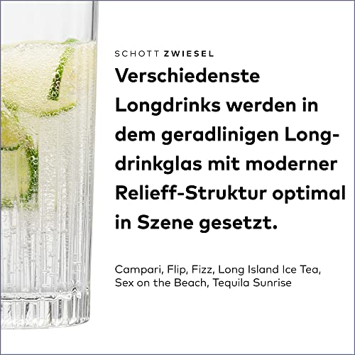 Juego de vasos SCHOTT ZWIESEL Stage de 8 piezas con vasos largos y de whisky 4